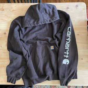 Mens Brown Carhartt Hoodie